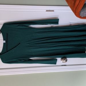 Emerald green dress
